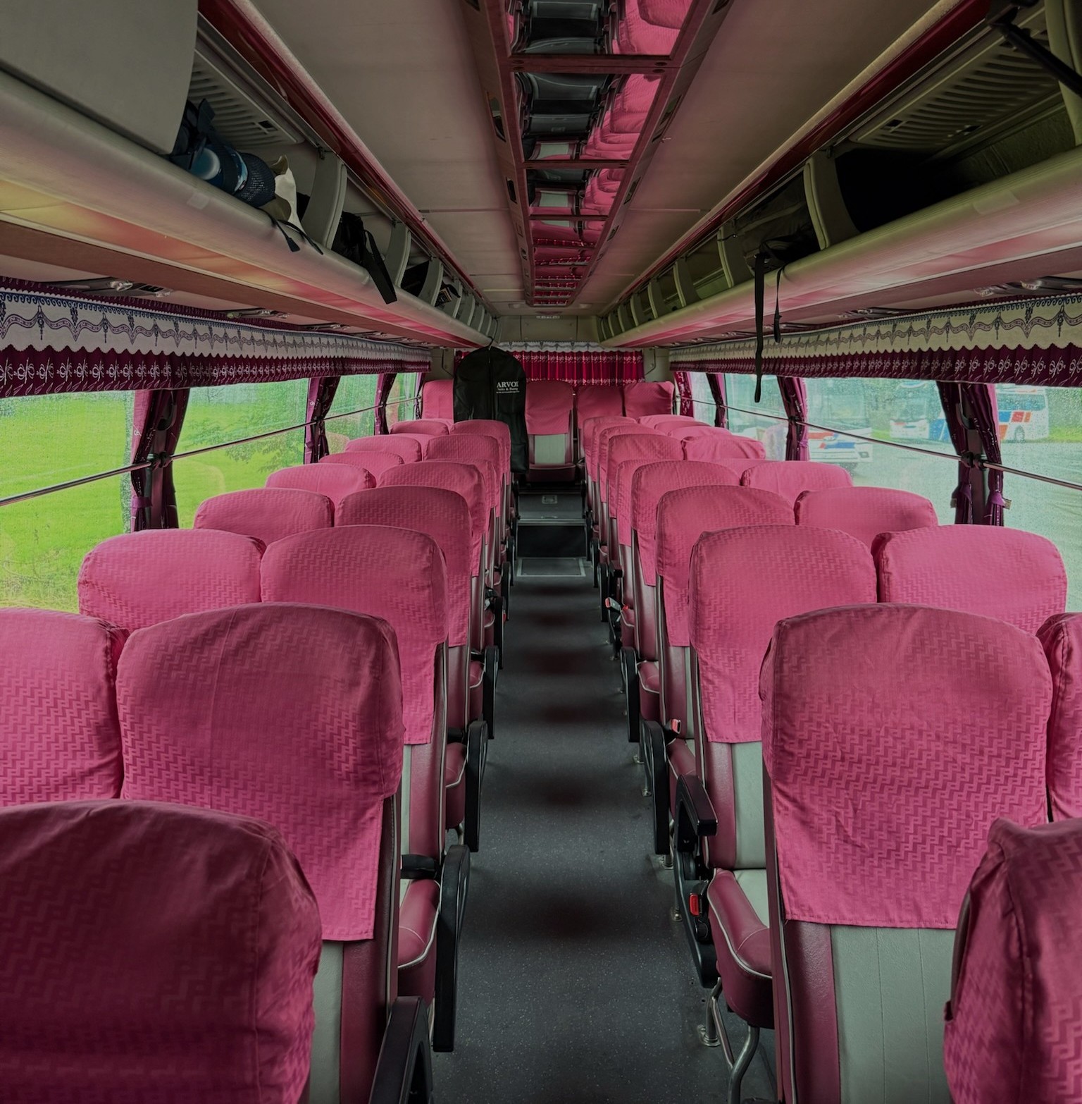 Tourist Bus Seat View 3